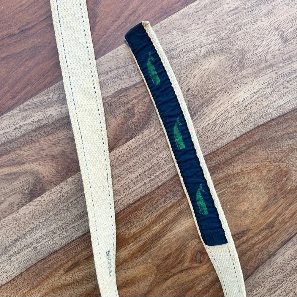 Vintage men’s whale ribbon rope belt